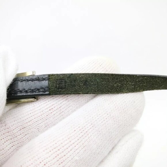 Authentic HERMES Api 3 Bracelet E in Square Black Leather - Picture 8 of 12